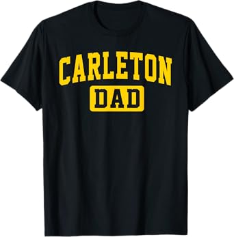 Carleton College Dad Arch Vintage Design Father Men Family T-Shirt