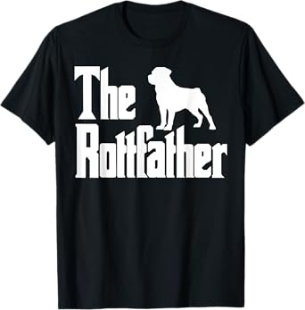 The RottFather Funny Rottweiler Dad Shirt Men Gifts T-Shirt