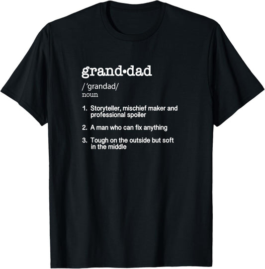 Granddad Definition T Shirt - Funny Father's Day Gift Tee T-Shirt