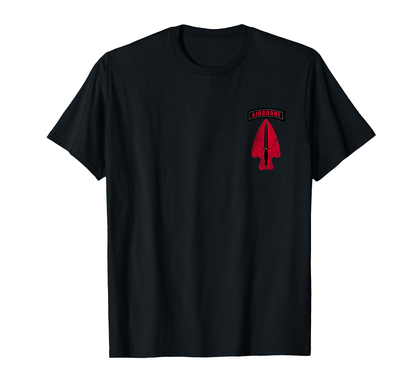 USASOC Force Airborne Vintage Logo Veteran Military Papa T-Shirt