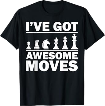 Cool Chess Art For Men Women Kids Chess Lover Chess Player T-Shirt