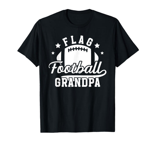Flag Football Grandpa Of A Flag Football Player Grandfather T-Shirt