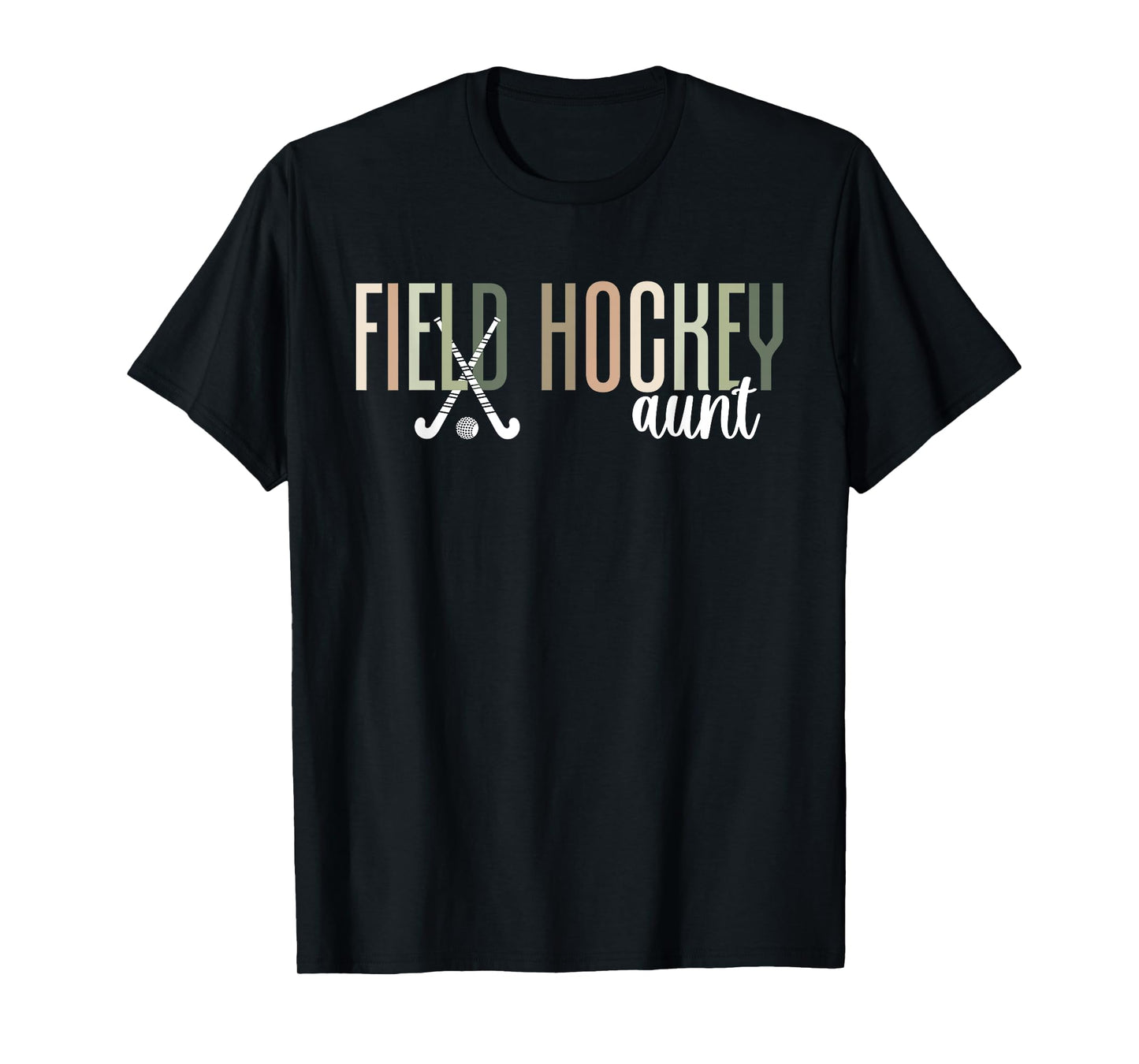 Field Hockey Aunt Of A Field Hockey Player Auntie T-Shirt