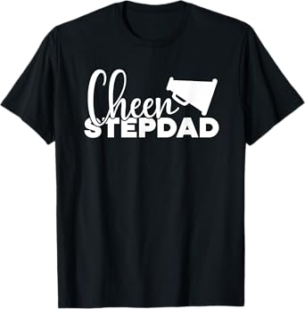 Cheer Stepdad Cheerleading Step Dad Cheerleader Stepfather T-Shirt