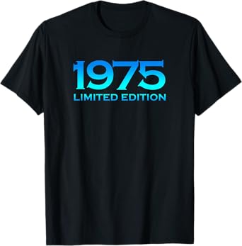 Ltd Edition 1975 50 Year Old Bday Men Women 50th Birthday T-Shirt