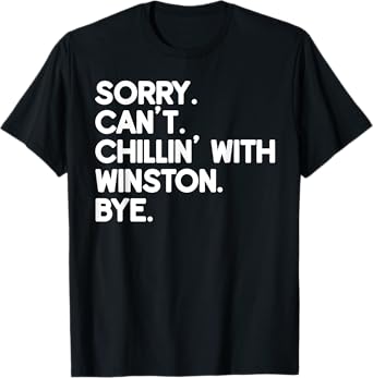 WINSTON First Name Funny Personalized Named Friend Of T-Shirt