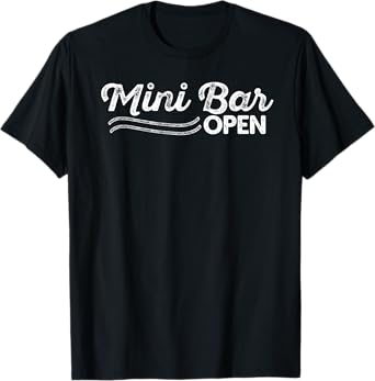 Mini Bar Open Vintage Gift T-Shirt