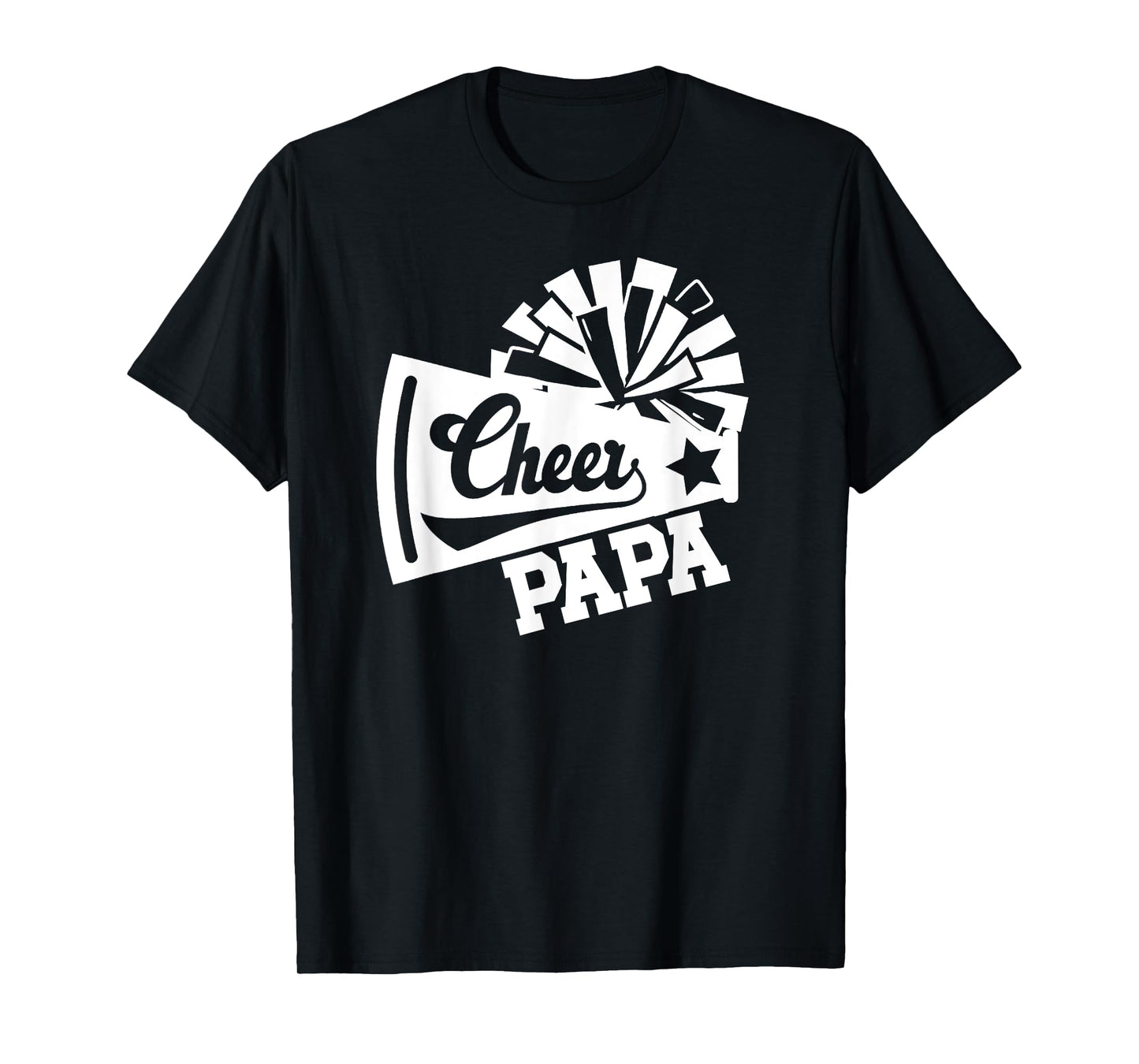 Cheer Papa Of A Cheerleader Papa Cheerleading Papa T-Shirt