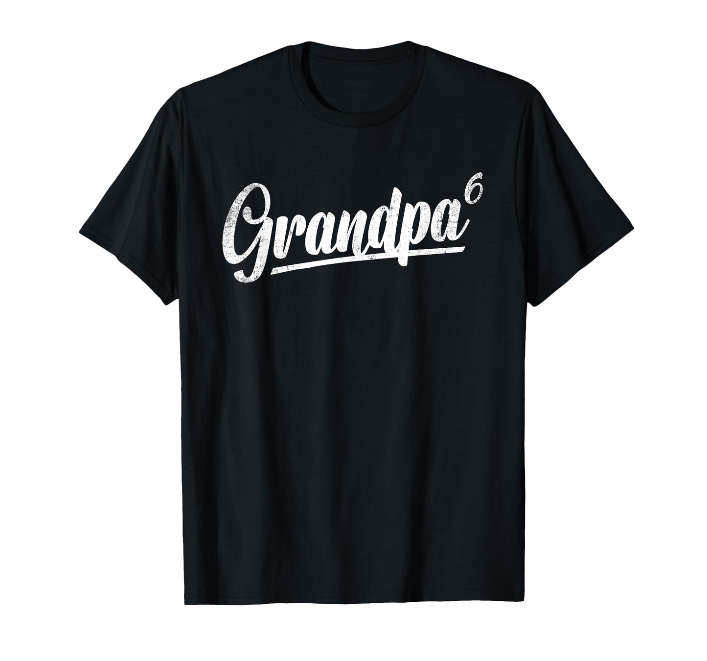 Grandpa Of 6 six, 6 Grandkids 5th Time Grandfather T-Shirt
