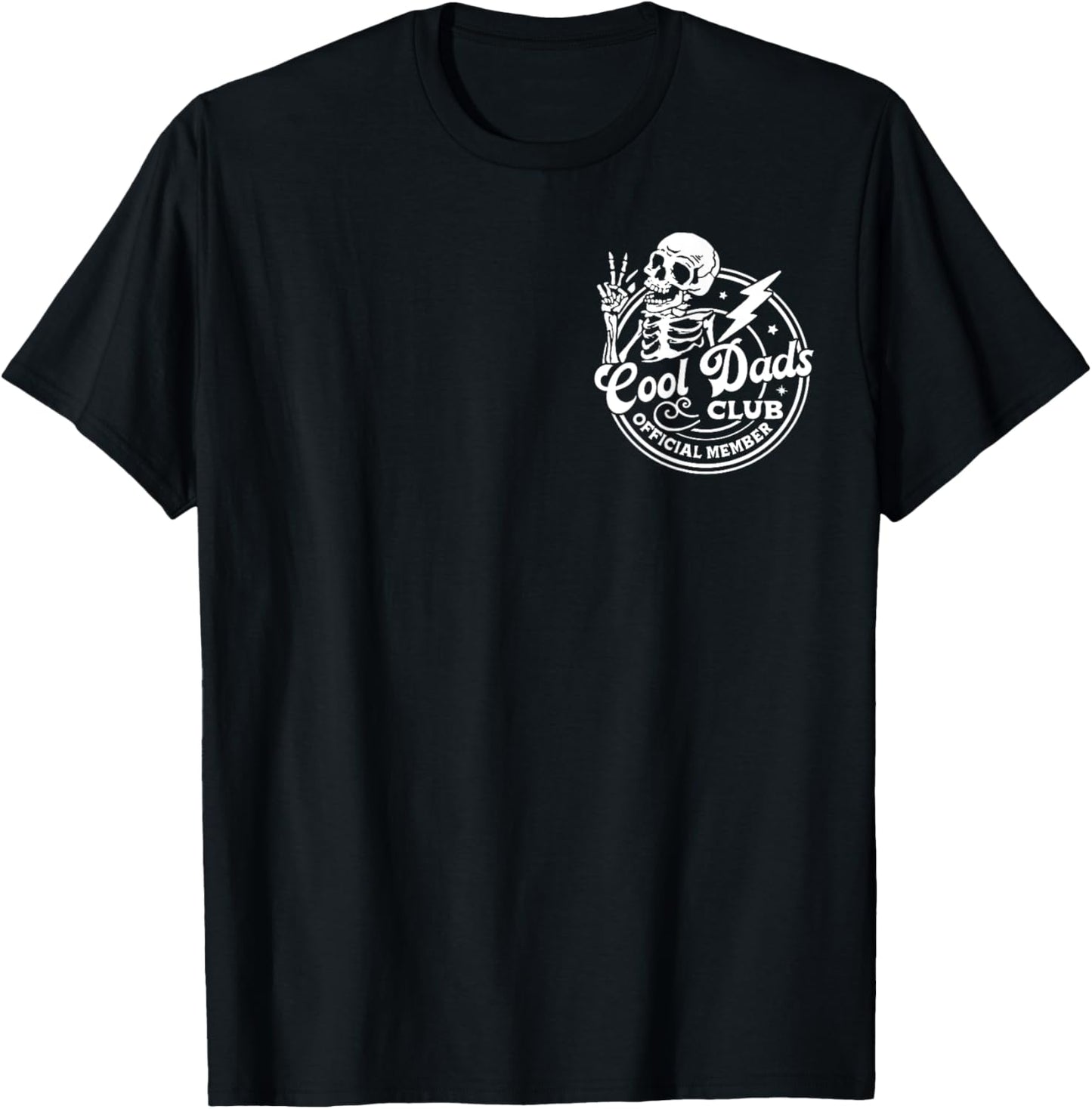 Official Member Cool Dads Club Funny Skeleton Father's Day T-Shirt