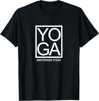 Ashtanga Yoga Novelty Graphic Tshirt Yoga Lover Fun Gift Tee T-Shirt