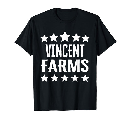 Vincent Farms Family Reunion Squad First Last Name T-Shirt