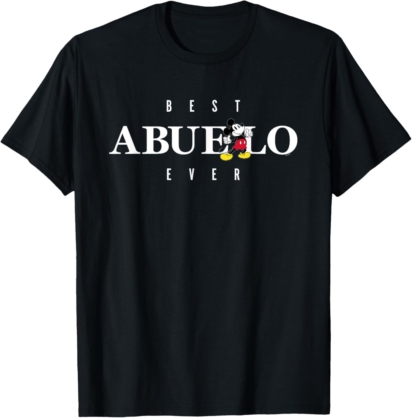 Disney Mickey Mouse Thumbs Up Best Abuelo Ever Día del Padre T-Shirt