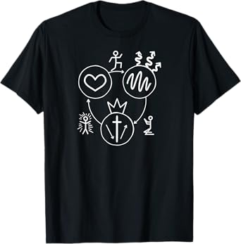 Evangelism Quote Three Circles Gospel Evangelical Faith Art T-Shirt