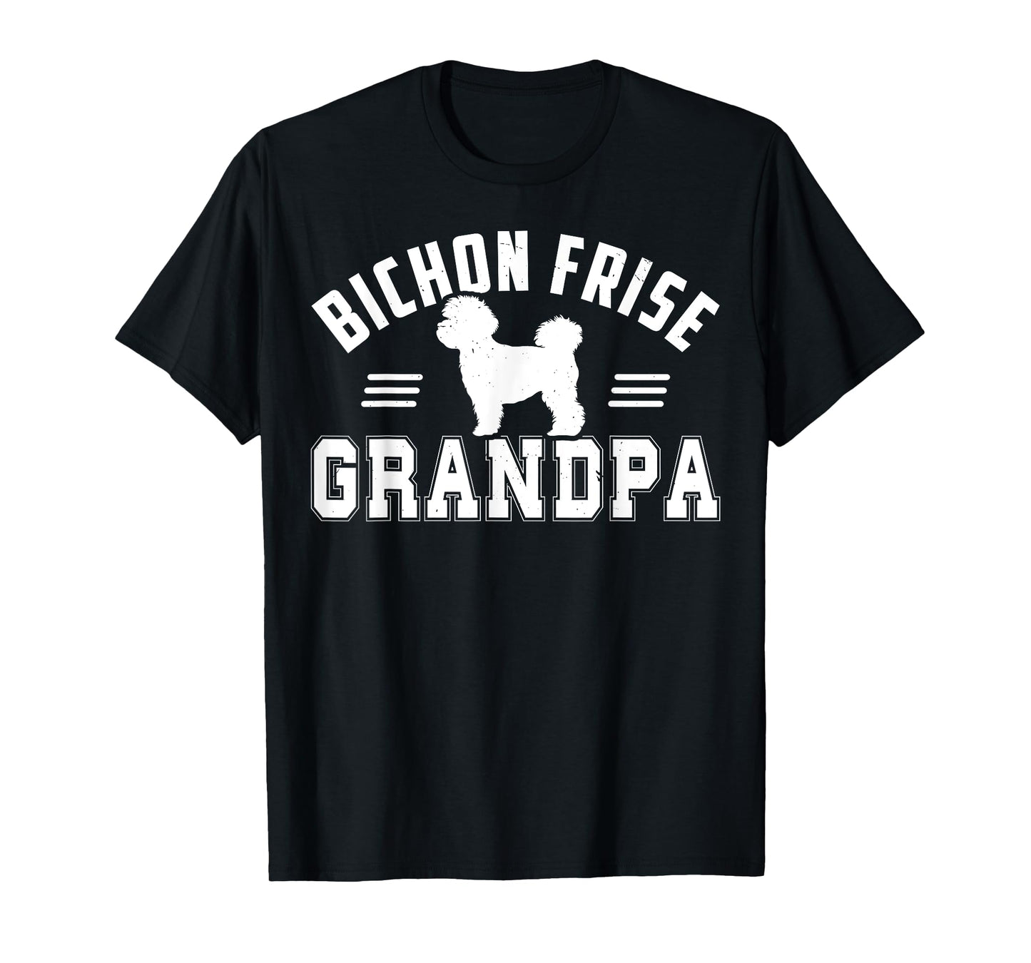 Bichon Frise Grandpa Bichon Frise Dog T-Shirt for Men Women