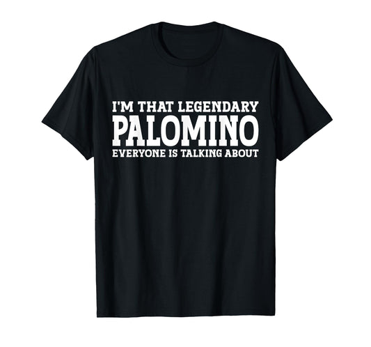Palomino Surname Funny Team Family Last Name Palomino T-Shirt