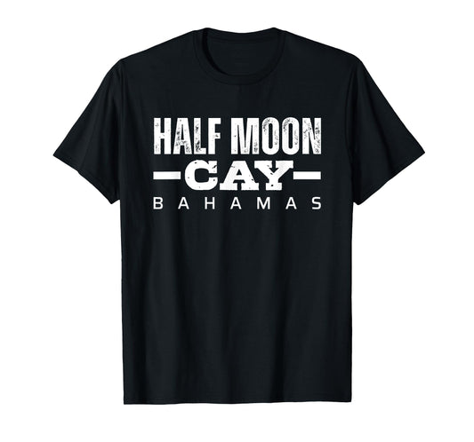 Half Moon Cay Bahamas Vintage Retro Souvenirs T-Shirt
