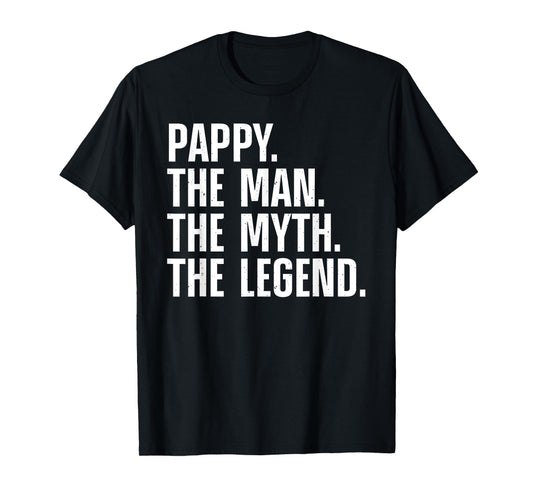 Pappy Design For Grandpa Grandfather From Grandkids Pappy T-Shirt