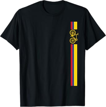 Colombian Cycling Shirt Colombia Flag Cyclist Bicycle Gift T-Shirt
