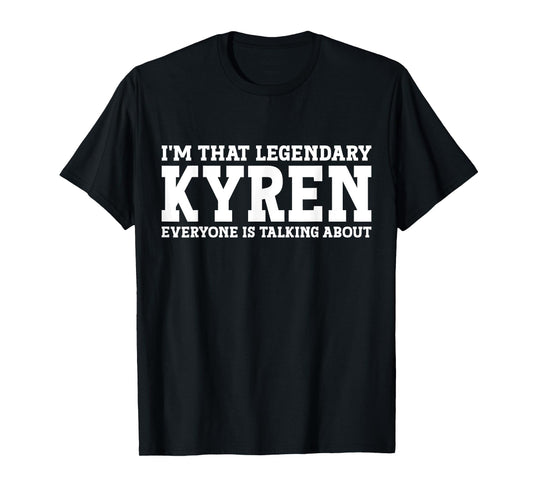 Kyren Personal Name First Name Funny Kyren T-Shirt
