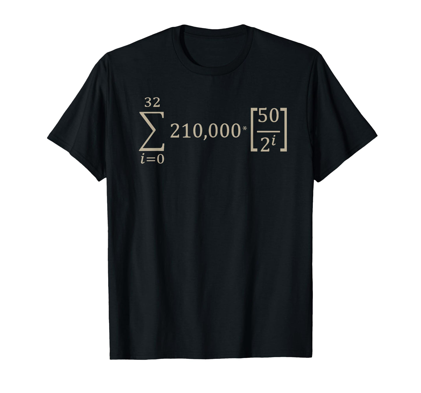 Bitcoin Halving Formula Design T-Shirt