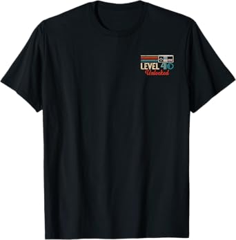 Unlocked Level 40 Birthday Boy Video Game Controller T-Shirt