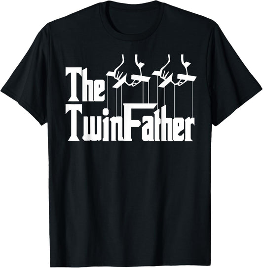 The TwinFather Funny Father of Twins Funny Dad Fathers Day T-Shirt