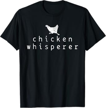 Vintage Chicken Whisperer Farmer Gift T-Shirt