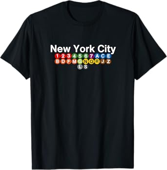 New York City subway station signs, New York train signs NYC T-Shirt