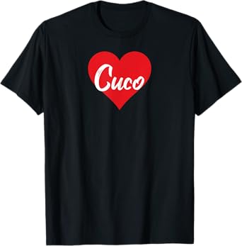 Amo a Cuco Primer Nombre Yo Corazón T-Shirt