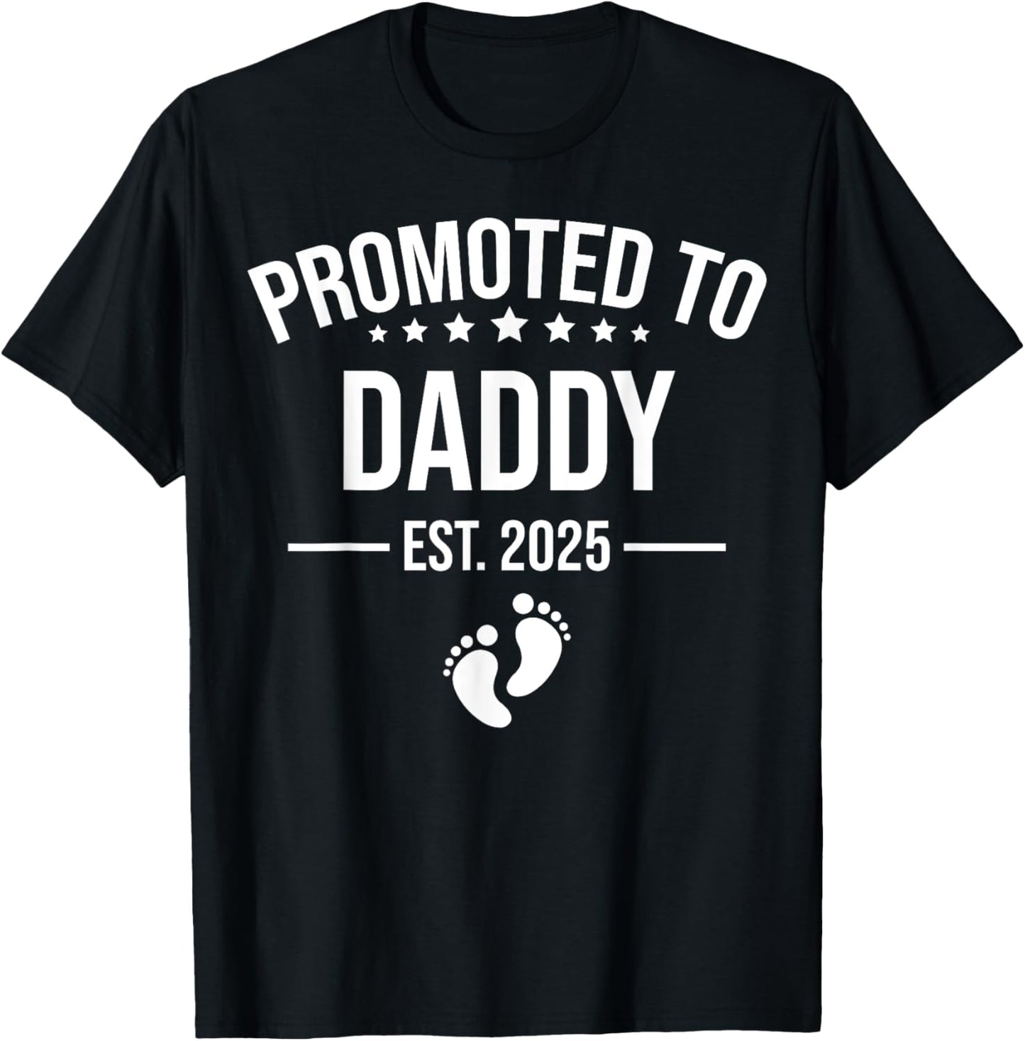 Birth Gift Co. Funny 1st Time Dad EST 2025 New Dad New First Fathers Day T-Shirt