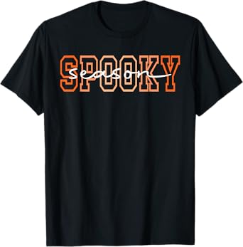 Halloween Ghost Spooky Season Costume Men Women Kid T-Shirt