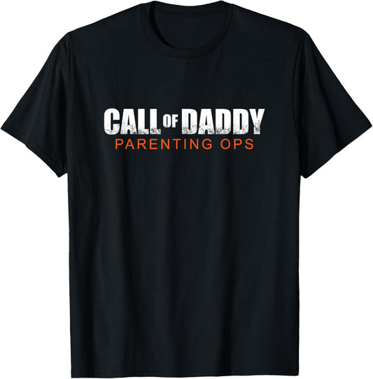Gamer Dad Call of Daddy | Call Of Dad Parenting Ops T-Shirt
