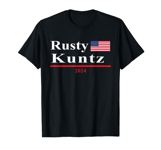 Rusty Kuntz Funny Presidential Election 2024 Parody T-Shirt