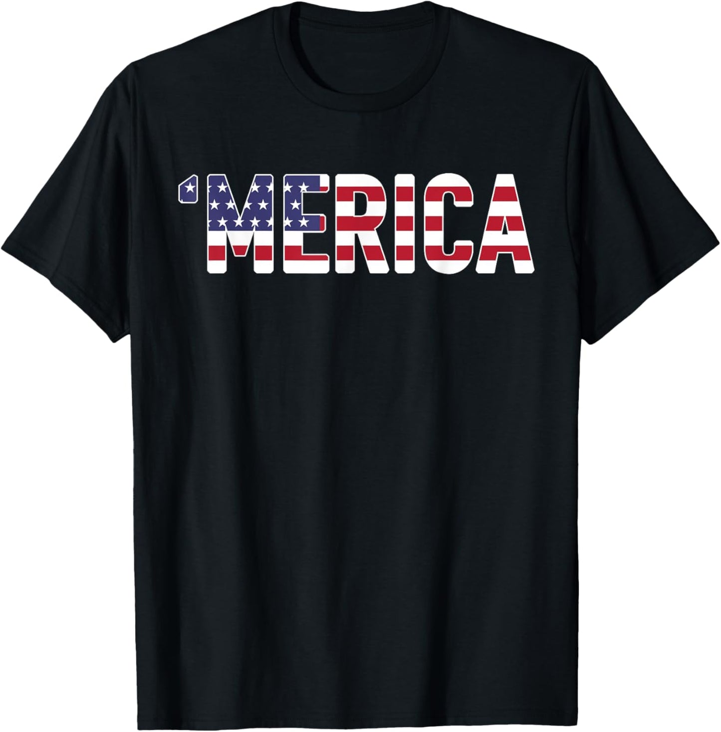 'Merica - Patriotic Flag USA United States America Novelty T-Shirt