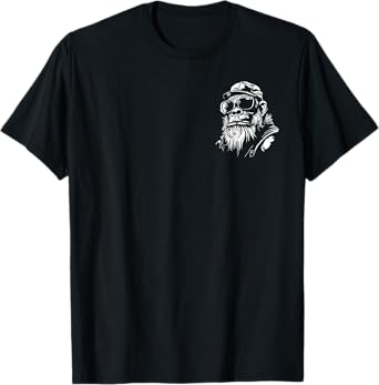 Touch My Beard and Tell Me I'm Pretty Monkey (2 Side) T-Shirt