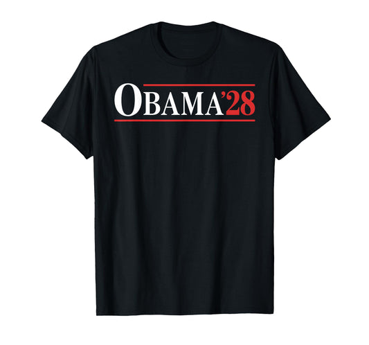 Obama Vintage Retro Patriotic 2028 Political Protest Rally T-Shirt