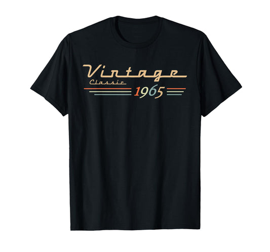 Vintage 60th Birthday Decorations Vintage 1965 60 Years Old T-Shirt