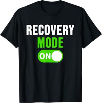Recovery Mode On Get Well Gift Funny Injury T-Shirt