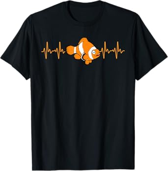 Cool Clownfish Art For Men Women Kids Adult Clown Fish Lover T-Shirt