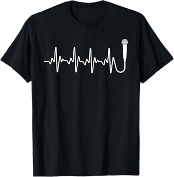 Cool Singer For Men Women Singing Microphone Chorus Music T-Shirt