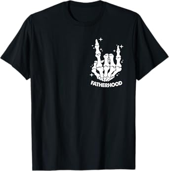 (2 Sides) Surviving Fatherhood One Beer At a Time Skeleton T-Shirt