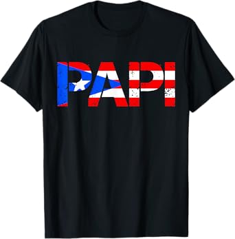Puerto Rico Flag Father's Day Patriotic Puerto Rican Pride T-Shirt for Men