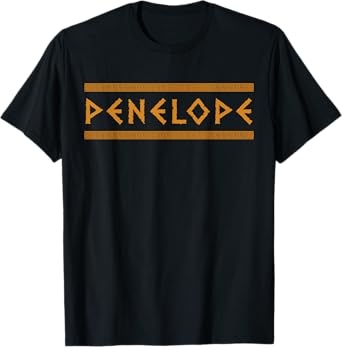 Agema Apparel Unisex-Adults Greek Mythology T-Shirt, Black, Small, Short Sleeve, Penelope the Odyssey Ancient Greek Mythology T-Shirt