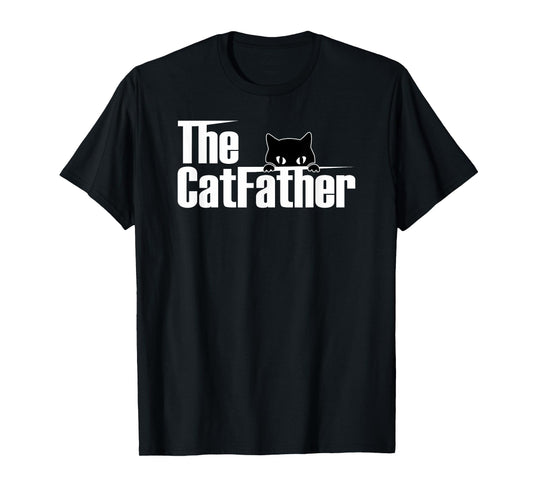 The Catfather | Funny Cute Cat Father T-Shirt for Men Women Kids