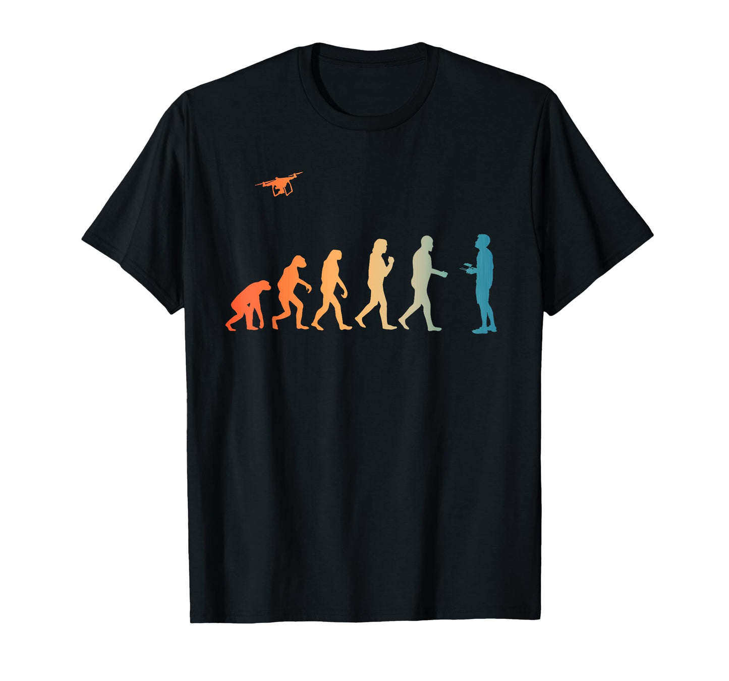 Drone Pilot Art For Men Women Drone Enthusiast Drone Lover T-Shirt