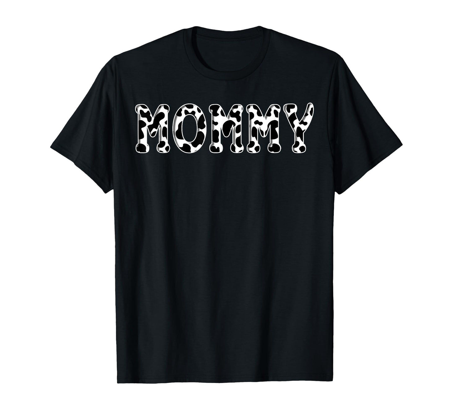 Cow Mommy Birthday Family Matching Girl Boy Farm Birthday T-Shirt