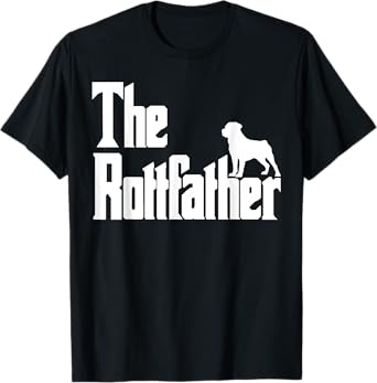 The RottFather Funny Rottweiler Dad Shirt Men Gifts T-Shirt