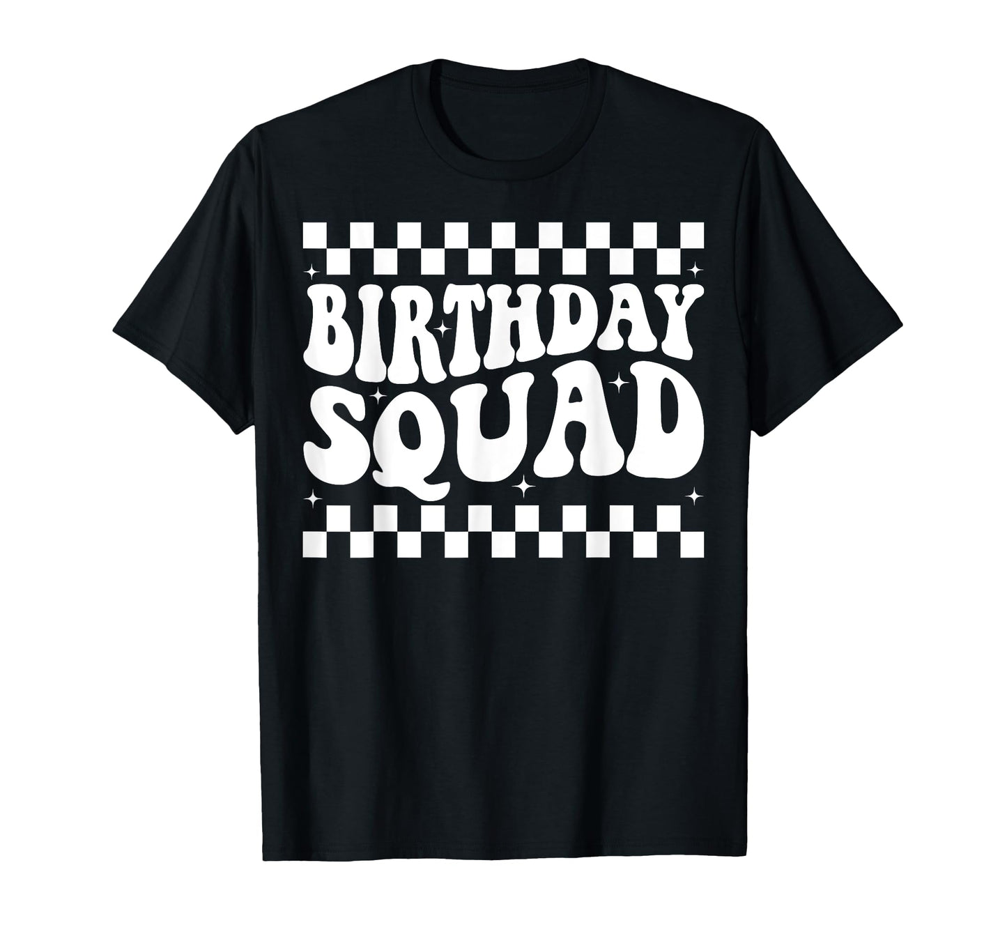 Birthday Squad Groovy Matching Family Birthday Squad T-Shirt