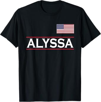 ALYSSA Personalized Name Funny Birthday Gift Idea T-Shirt